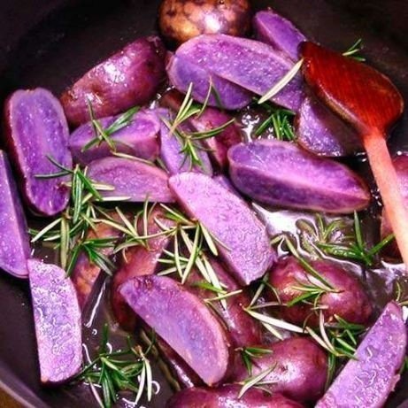 Картофель фиолетовый коренево