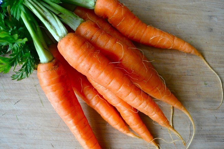 Внешний вид моркови
