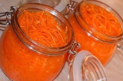 Консервированная морковь по корейски на зиму