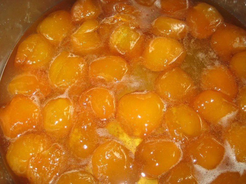 Варенье из замороженных абрикосов без косточек
